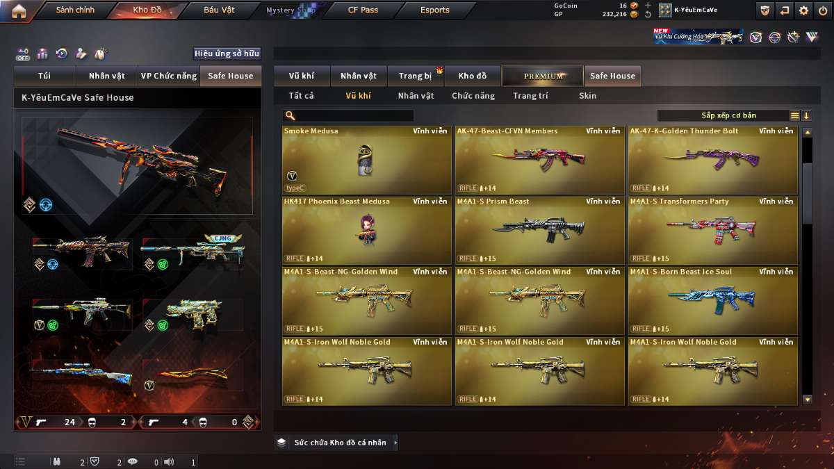 shop acc cf uy tin gia re